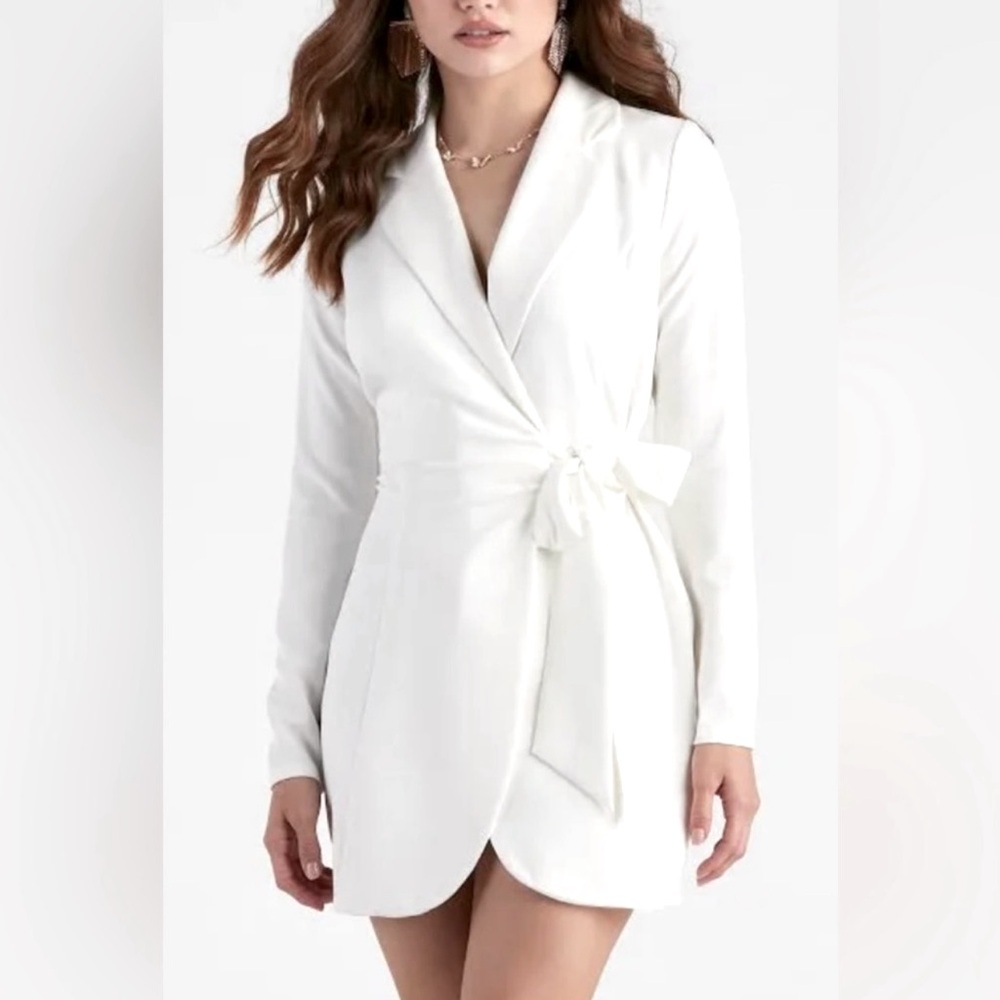 Windsor Chic Coat Wrap Dress Sz Small